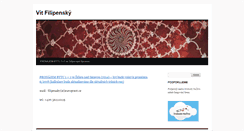 Desktop Screenshot of filipensky.eu